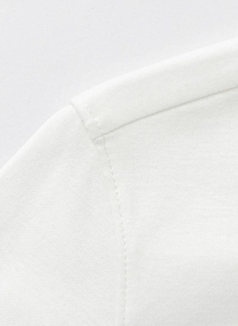 Balabala White Kids Boys Single color long sleeve shirt for Men | Best Price UAE